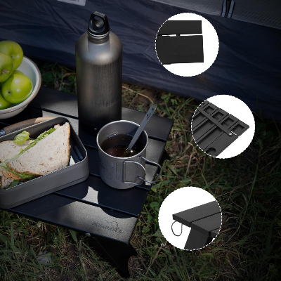 Table de jardin - MiniCampingTable™ - Noir